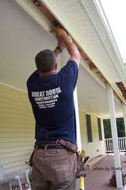 Do you know how to install vinyl siding on your home or shed? Porch Ceilings Installing Vinyl Bead Board Ceiling
