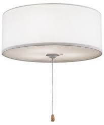 High quality linen shade with white acrylic diffuser, durable pull chain switch and finial. The Fanimation Lk113 Is A Fan Light Kit Available In And White Finish The Style Is Sure To Compliment Ceiling Fan Light Kit Drum Lampshade Antique Lamp Shades