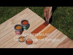 8 oz semi transparent stain samples