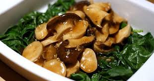 King Oyster Mushroom And Kai Lan In Oyster Sauce Stuffed Mushrooms Asian Dishes Chinese Vegetables