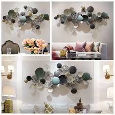 Nordic Style Wall Hangings Creative Wrought Iron Wall Decoration Solid Wall Decoration Living Room Bac Decoration Murale Miroir Decoration Salon Decoration Mur