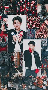 Pin By Kim Taehyung On ˏˋ W A L L P A P P E R S ˎˊ Bts Christmas Bts Wallpaper Bts Rap Monster