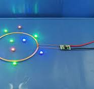 Taidacent 80mm Long Distance 5V Wireless LED Coil Inductive Coil and Ten  Colorful Wireless LEDs Lights Brightness Adjustable Wireless LED Induction  ...