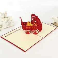 When it comes to decorating for the event there are so many fun. 10pcs Lot Baby Car 3d Pop Card Baby Shower Kirigami Origami Paper Arts Crafts 3d Laser Cut Birthday Postcards Greeting Cards Car 3d Laser Cutcard Baby Aliexpress
