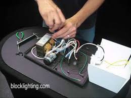 Accurate control of lamp reduces colour differences. How To Replace A Metal Halide Ballast Youtube