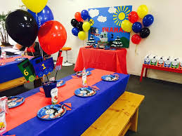 Themed Thomas The Train Birthday Party Ideas For Toddlers Thomas The Train Themed Birthday Party With Diy Decorations And Table Settings Thomas Birthday Parties Playground Party Train Birthday Party Decorations