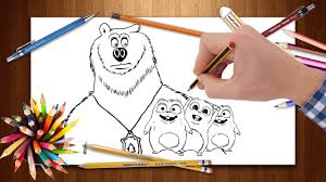 Grizzy and the lemmings printable activities for kids online colouring book 4. How To Draw Lemmings Grizzy And Lemmings Drawing How To Draw Grizzy And The Lemmings Youtube