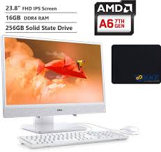 App store download for laptop. 2020 Dell Inspiron 3000 All In One Desktop Computer 23 8 Fhd Ips Display Amd A6 9225 16gb Ram 256gb Ssd Hdmi Multi Card Reader Wireless Ac Bluetooth Kke Mousepad Bundle Windows 10