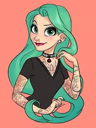 African american black woman silhouette svg. Gothic Tattooed Disney Princesses Svg Novocom Top