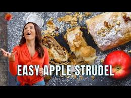 They don't taste low fat, sugar free, high protein, gluten free, or dairy free one bit. A Healthier Apple Strudel With Phyllo Dough The Mediterranean Dish Youtube
