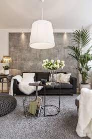 De La Tendresse En Gris Et Blanc Idee Salon Decoration Maison Idee Deco Salon