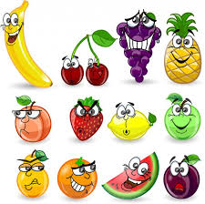Abituare i bambini, fin da piccoli, a mangiare la frutta è molto importante, ma le forzature rischiamo di alimentare una sorta di rigetto infantile.meglio avere un metodo, e non alimentare nè frustrazioni nè imperativi che rischiamo di dare un'idea sbagliata del cibo. Cartone Animato Frutta Vettori Stock Immagini Disegni Cartone Animato Frutta Grafica Vettoriale Da Depositphotos