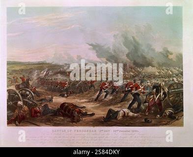 The Second Anglo-Sikh War. It took place in 1848 and 1849, between the Sikh Empire and the British East India Company. They were defeated and submitted in 1849. Engraving of "The Iberian