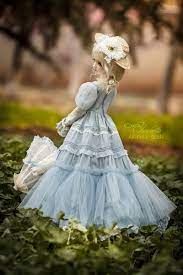 62cm female charlotte palace retro clothes blue kite as 1 3 youth 58 62cm cute girl hd wallpaper old fashion dresses beautiful dolls