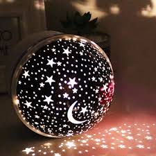 Plastic Switch On Twinkling Stars Night Light Projector In Purple Pink Blue Takeluckhome Com