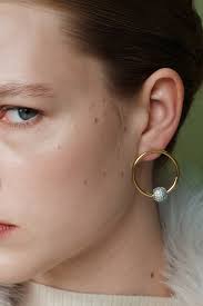 MONDAY EDITION]韓国☆SILVER BELL LING EARRINGS☆18K GOLD アクセサリー