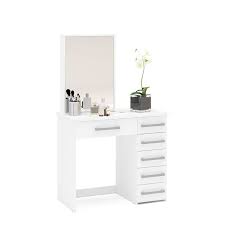 Boahaus Sofia 6 Drawer Dressing Table Bedroom Makeup Vanity Small Bedroom Vanity Modern Vanity Table
