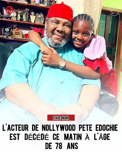 🚨RUMEUR : L'acteur de Nollywood Pete Edochie vient de décéder à l'âge de 78 ans. après avoir été transporté d'urgence à l'hôpital en raison de circonstances inconnues Son fils aîné a confirmé