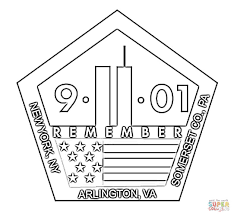 11th September Memorial Super Coloring Remembering September 11th Memorial Day Coloring Pages September 11th Craft
