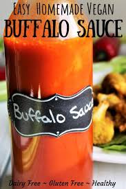 An Easy Vegan Buffalo Sauce Recipe Made With Just A Few Simple Ingredients That Can Be Whipped Up Vegan Buffalo Sauce Vegan Buffalo Sauce Recipe Buffalo Sauce