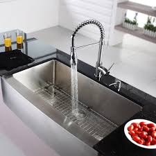 kitchen faucet with soap dispenser