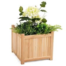 Bac à fleurs rectangulaire longueur 80 cm en pin traité européen certifié fsc. Bac A Fleur En Bois Cdiscount Jardin