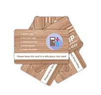China Tarjeta de llave de madera imprimible 13.56MHz RFID ...