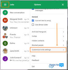 Tap three horizontal bars menu, which is. Guide On How To Manage Contacts In Google Hangouts
