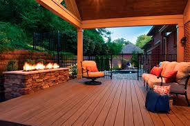 Go against the grain with capped polymer decking, made with no wood and alloy armour technology in the cap. Timbertech Azek Decking Composite Products