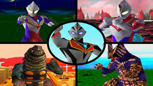 All Bosses No Damage Hard Ultraman Tiga Dyna New Generations Ps1 Youtube
