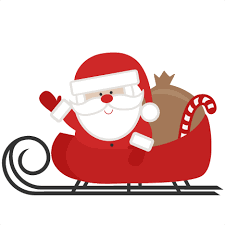 Download Santa On Sleigh Clipart Png Novocom Top