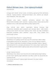 Maybe you would like to learn more about one of these? Materi Kultum Ramadhan Bahasa Jawa Data Dikdasmen
