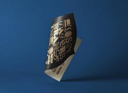 Download Free Folded Glossy Paper Branding Mockup Psd Good Mockups