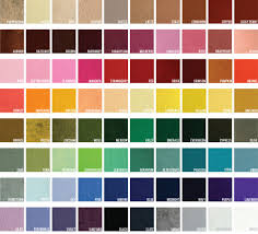 Rain Or Shine Elastomeric Paint Color Chart