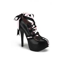 Pink Ribbon Bordello Shoes - Teeze-13