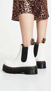 They're constructed with elasticated panels. Dr Martens 2976 Quad Chelsea Boots Shopbop End Of Year Sale Up To 75 Sale Boots Chelsea Boots Platform Chelsea Boots
