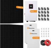 Amazon.com: Kit completo de sistema solar híbrido de 8800 W ...