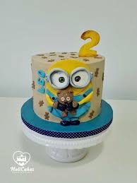 Birthday Cake For Kids Boys Cartoon Minion By Moli Cakes Minion Birthday Cake Cartoon Cake Birthday Cake Kids