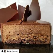 Repost Karim Bourgi Plaisir Biscuit Chocolat Sans Gluten Croustillant Praline Noisette Cremeux Azelia Mousse Et Glacage Gi Food Baking Pinterest Recipes