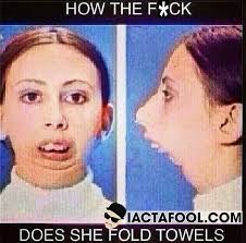 How The F Does She Fold Towels Silly Jokes How To Fold Towels Funny