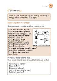 Contoh percakapan kata sapaan kelas 2 sd. Kelas Ii Sd Bahasa Indonesia Umri Nuraini