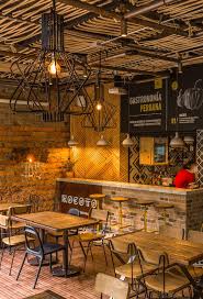 Restaurant Pendant Lights Rustic Coffee Shop Cafe Interior Design Restaurant Decor
