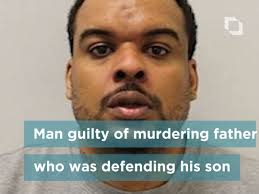 Marcus Griffiths, 42, guilty of murdering father who was defending his son  in Willesden., He was also found fuilty of attempted murder of the  15-year-old boy.