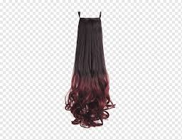 100% premium unprocessed one donor raw virgin hair. Maroon And Black Hair Extension Wig Artificial Hair Integrations Ponytail An Irregular Wavy Wavy Hair Black Hair Simple Atmosphere Png Pngwing