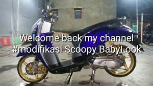 Modifikasi motor scoopy tipe karbu, fi dan sporty diatas bisa anda tiru atau diambil beberapa sample untuk modifikasi motor anda. 2 Kumpulan Modifikasi Scoopy Babylook Style Vs Dj Aisyah Youtube