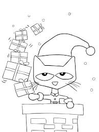 Pete The Cat Saves Christmas Coloring Page Free Printable Coloring Pages Christmas Coloring Sheets Christmas Coloring Pages Cat Coloring Page
