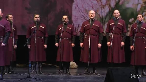 Chakrulo (Georgian: ჩაკრულო, transliterated: chak'rulo) is a Georgian polyphonic choral folk song. It is a three-part song from the region of Kakheti, dramatising preparations for a battle.It is ...
