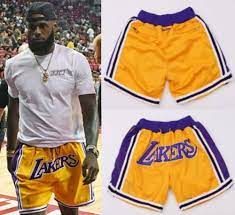 Nba youth los angeles lakers lebron james player tee, pick a color. Lakers Basketball Shorts 2018 Showtime Style Lebron James Size S Xl Ebay Link Lebron James Lakers Shorts Basketball Shorts