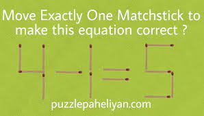 We replaced lines by matchstick is done to add more fun element to solving problems. Best Matchstick Puzzles Questions Puzzle Paheliyan