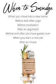 When To Use A Smudg E Stick Yoga Junkies Sage Smudging Smudging Smudge Sticks